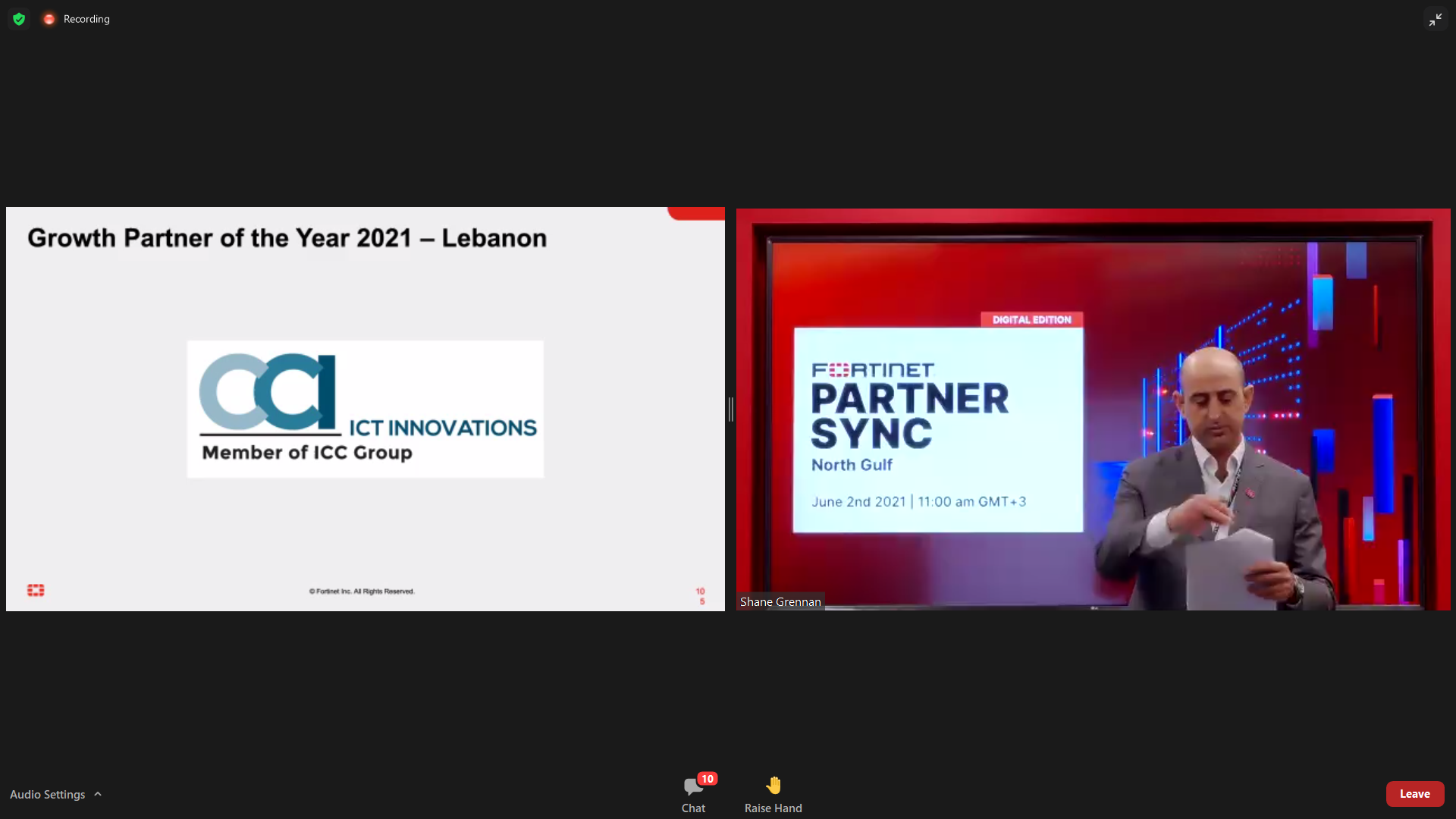 Fortinet Partner Case Database Fortinet Growth Partner of the Year 2021 - CCI - ICT Innovations
